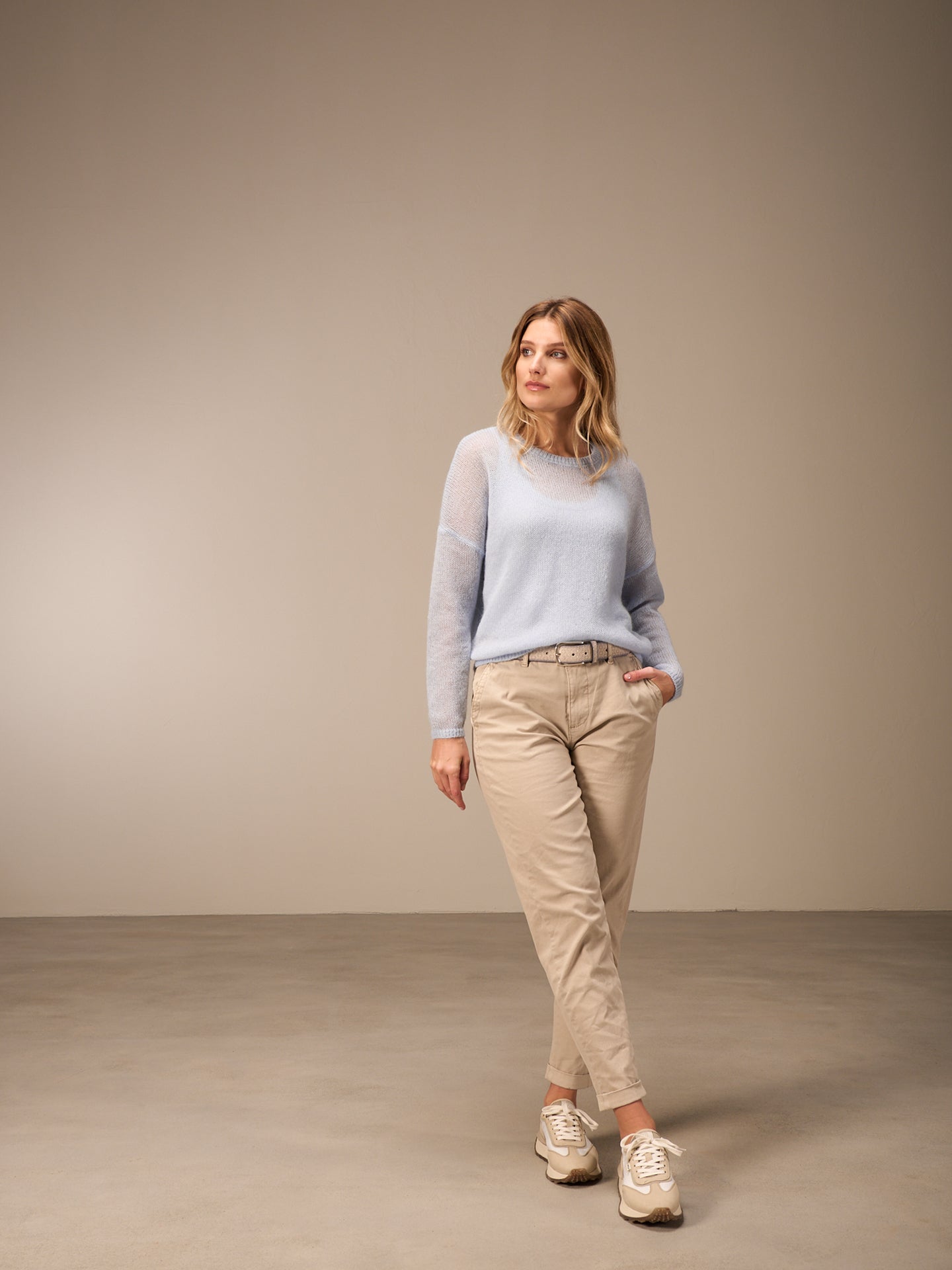 Maglione in maglia misto lana