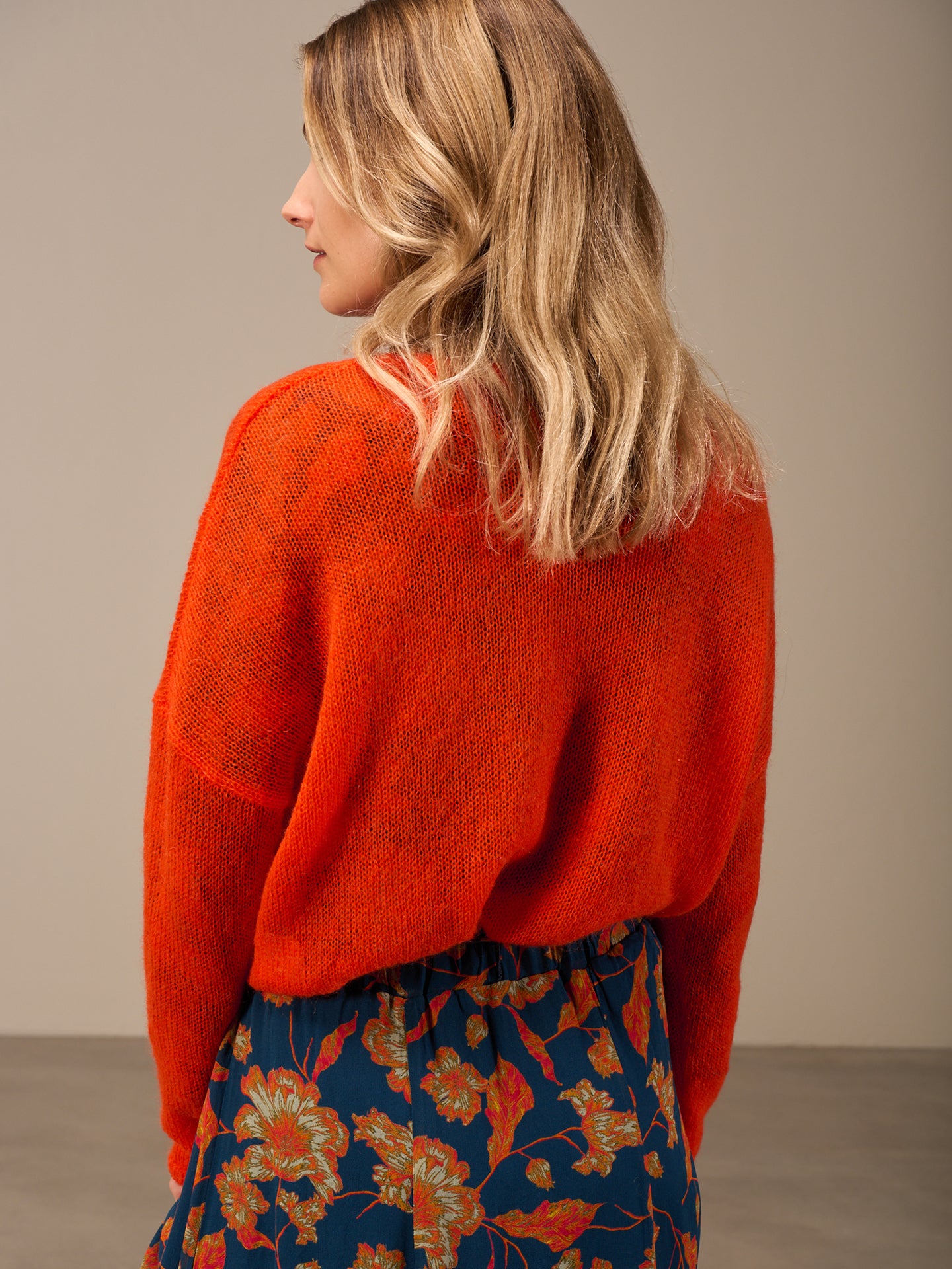Maglione in maglia misto lana