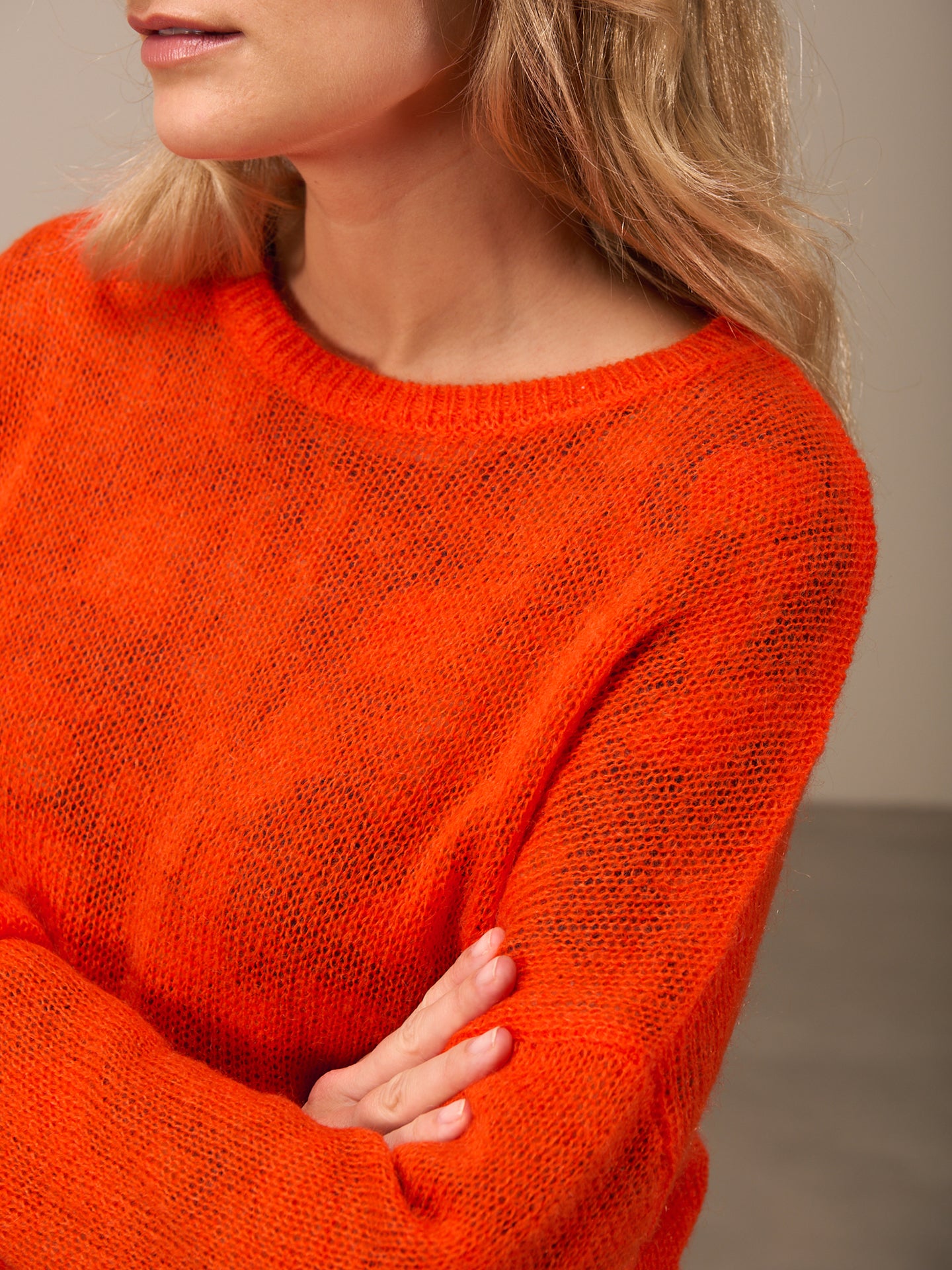 Maglione in maglia misto lana