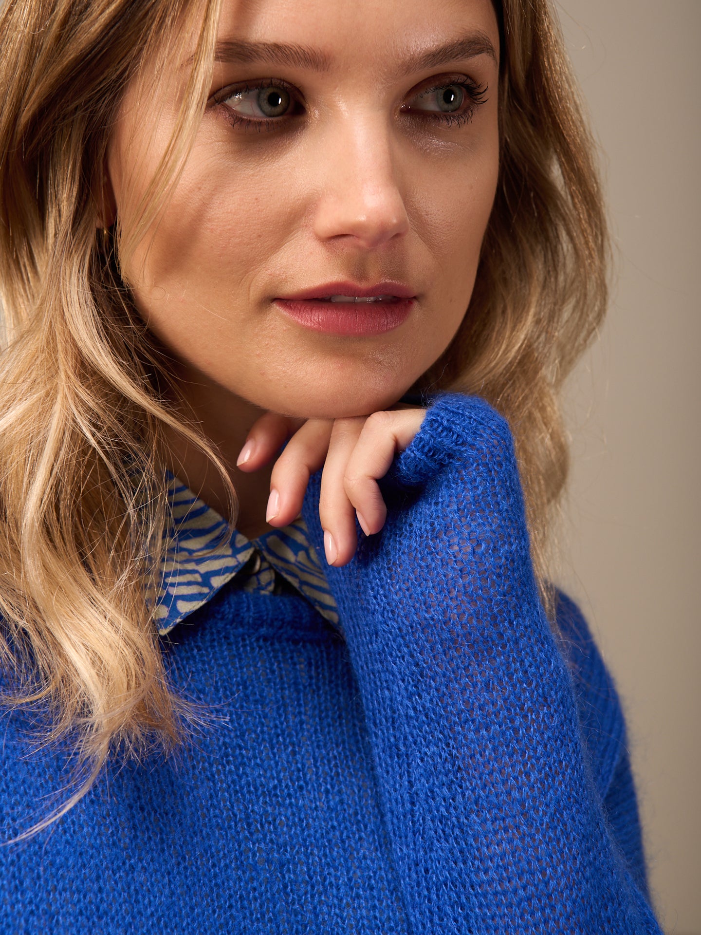 Maglione in maglia misto lana