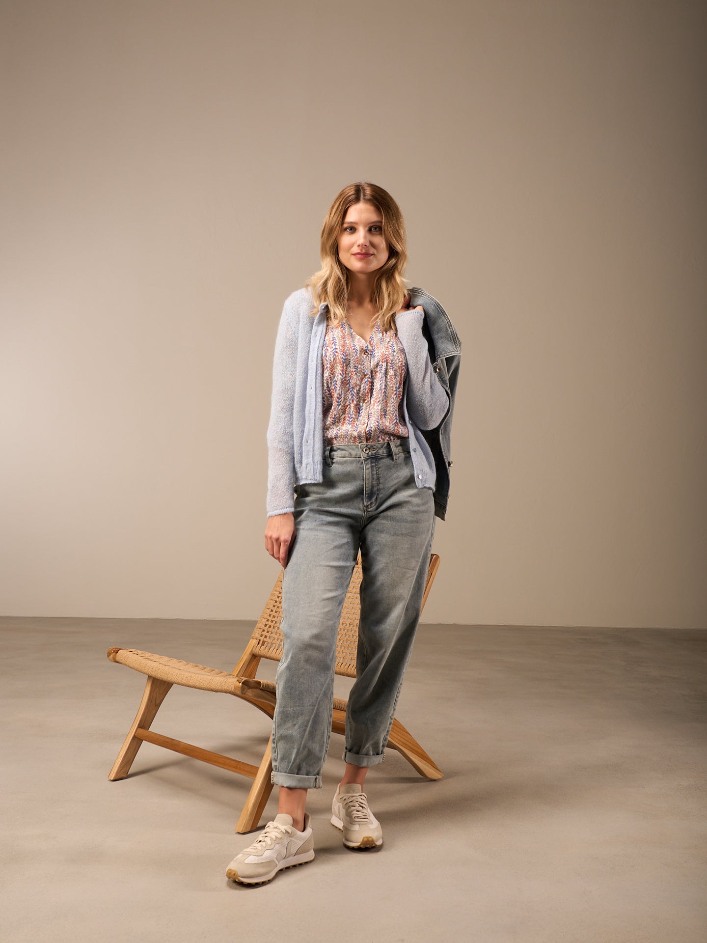 Strickjacke mit Knopfverschluss