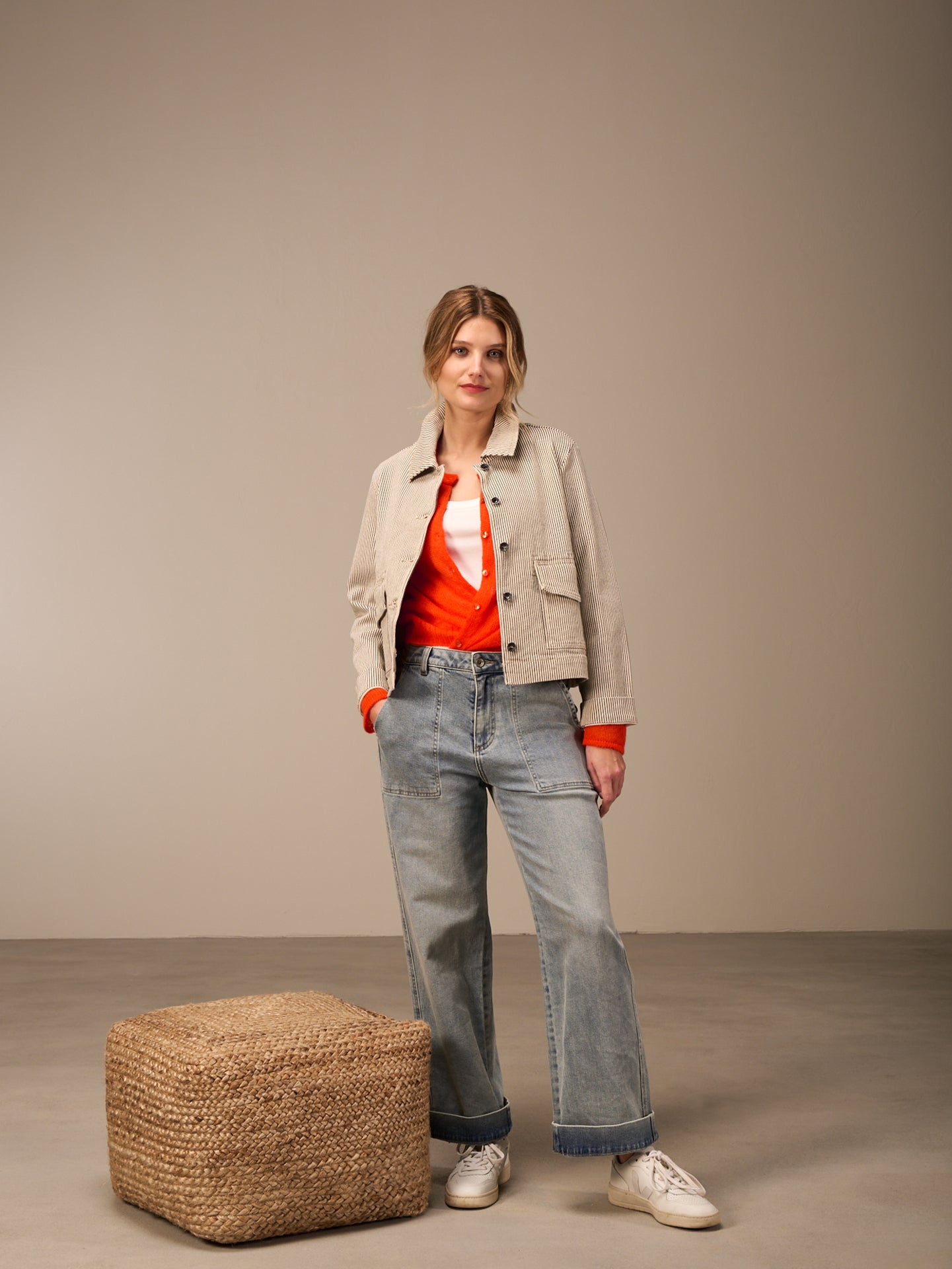 Strickjacke mit Knopfverschluss