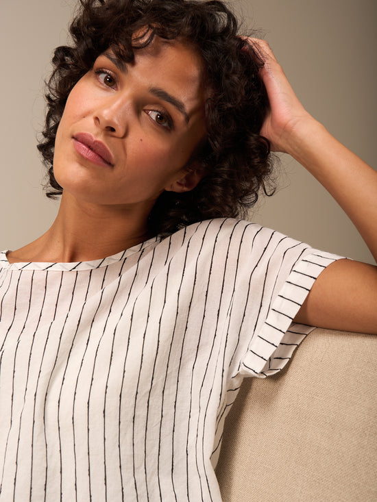 Bluse mit Druck