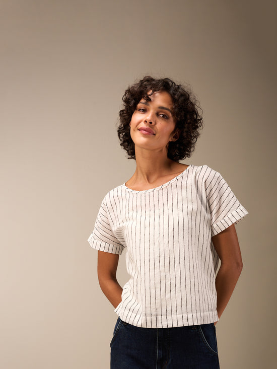 Bluse mit Druck
