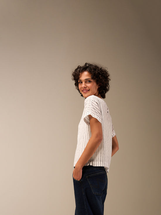 Bluse mit Druck