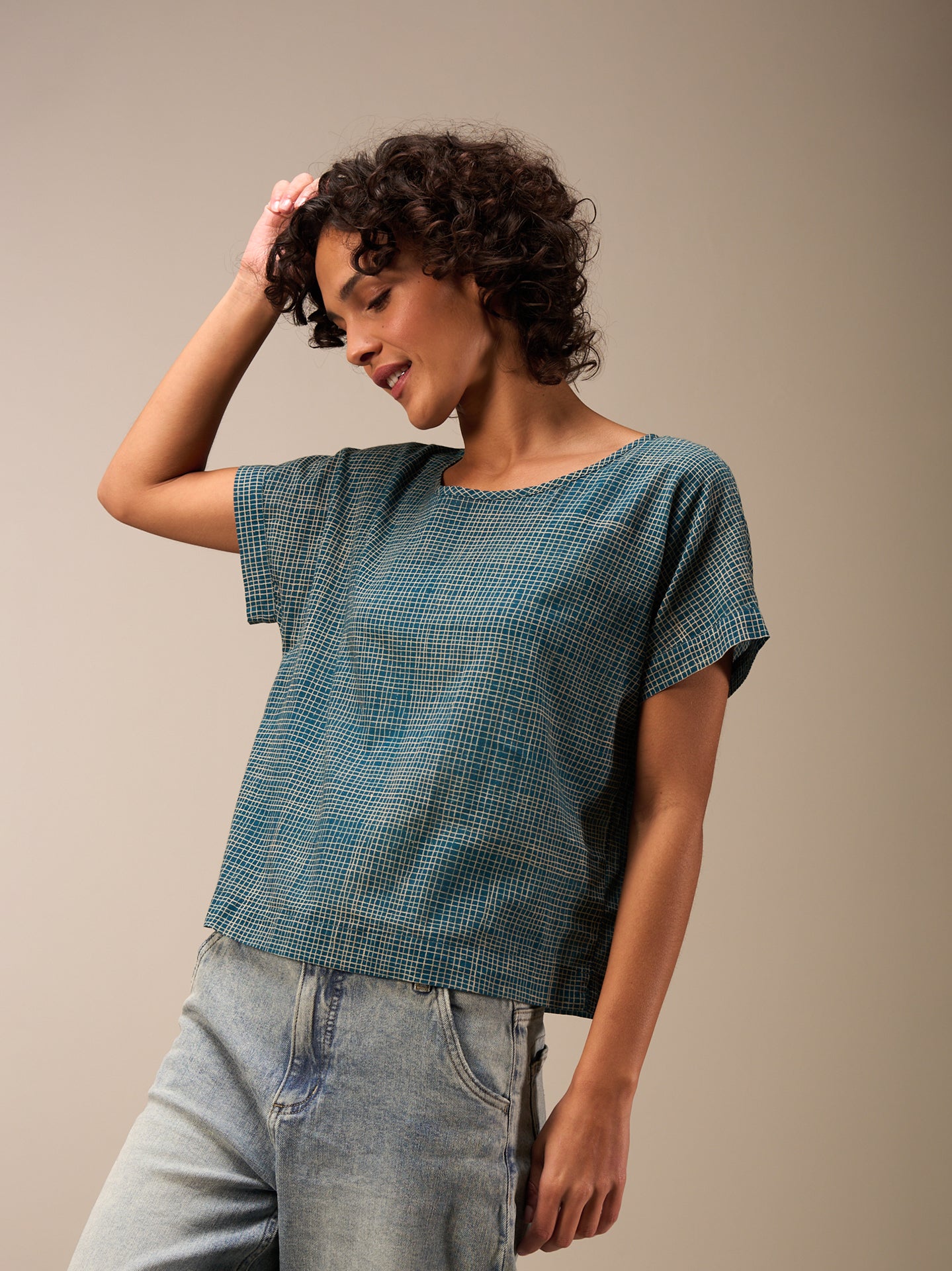 Blusa con stampa