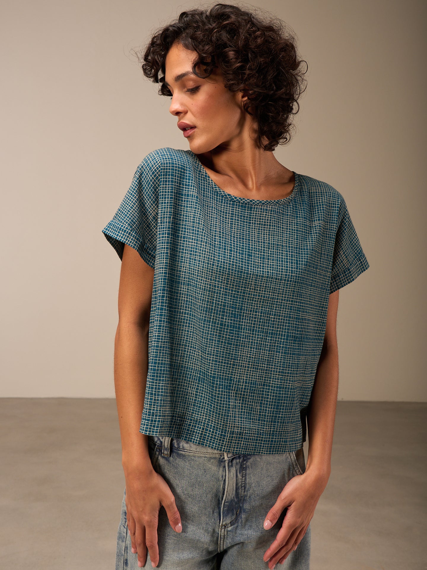 Blusa con stampa