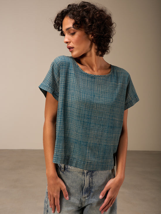 Bluse mit Druck
