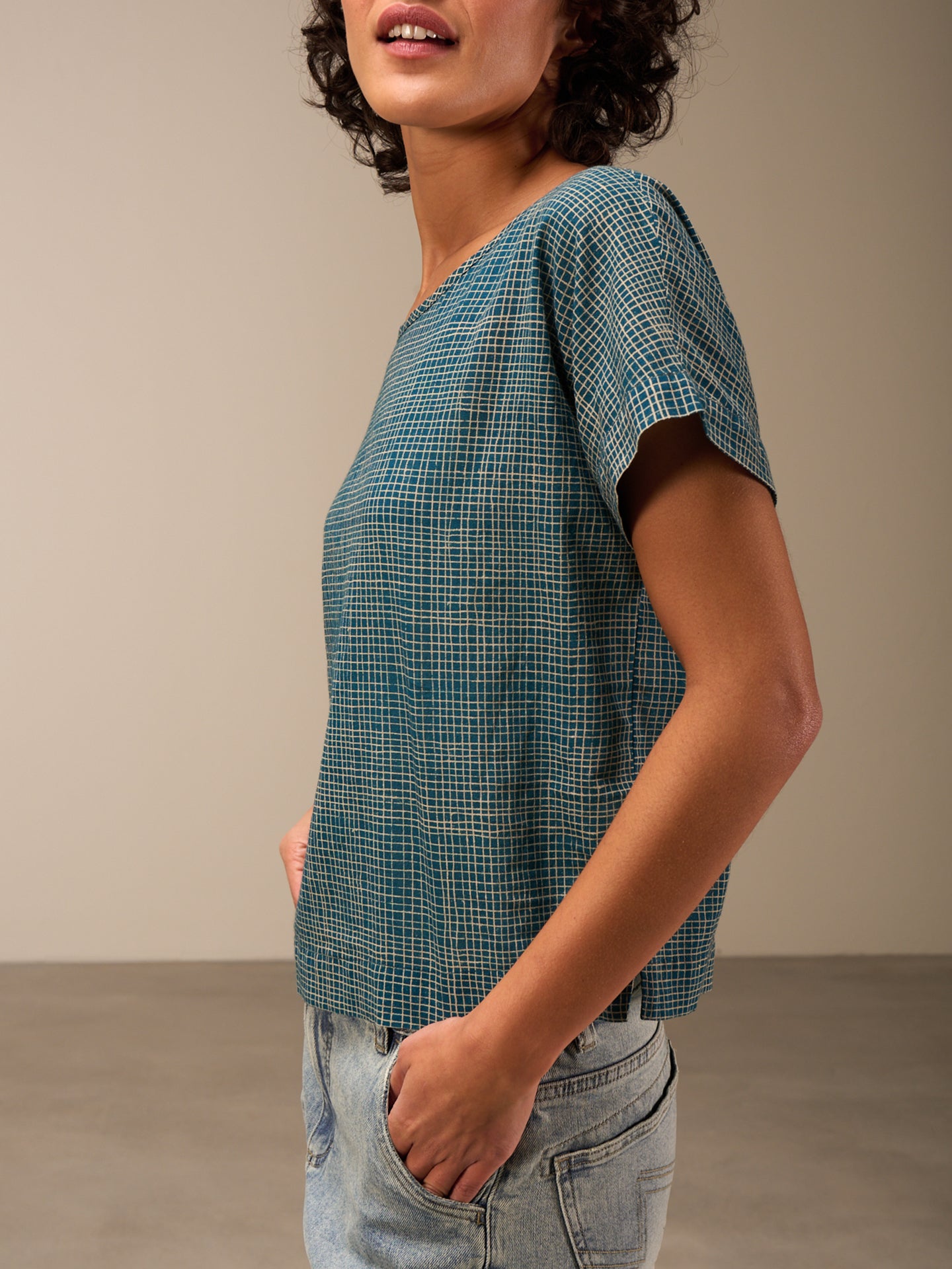 Blusa con stampa