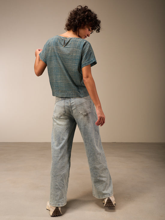 Bluse mit Druck