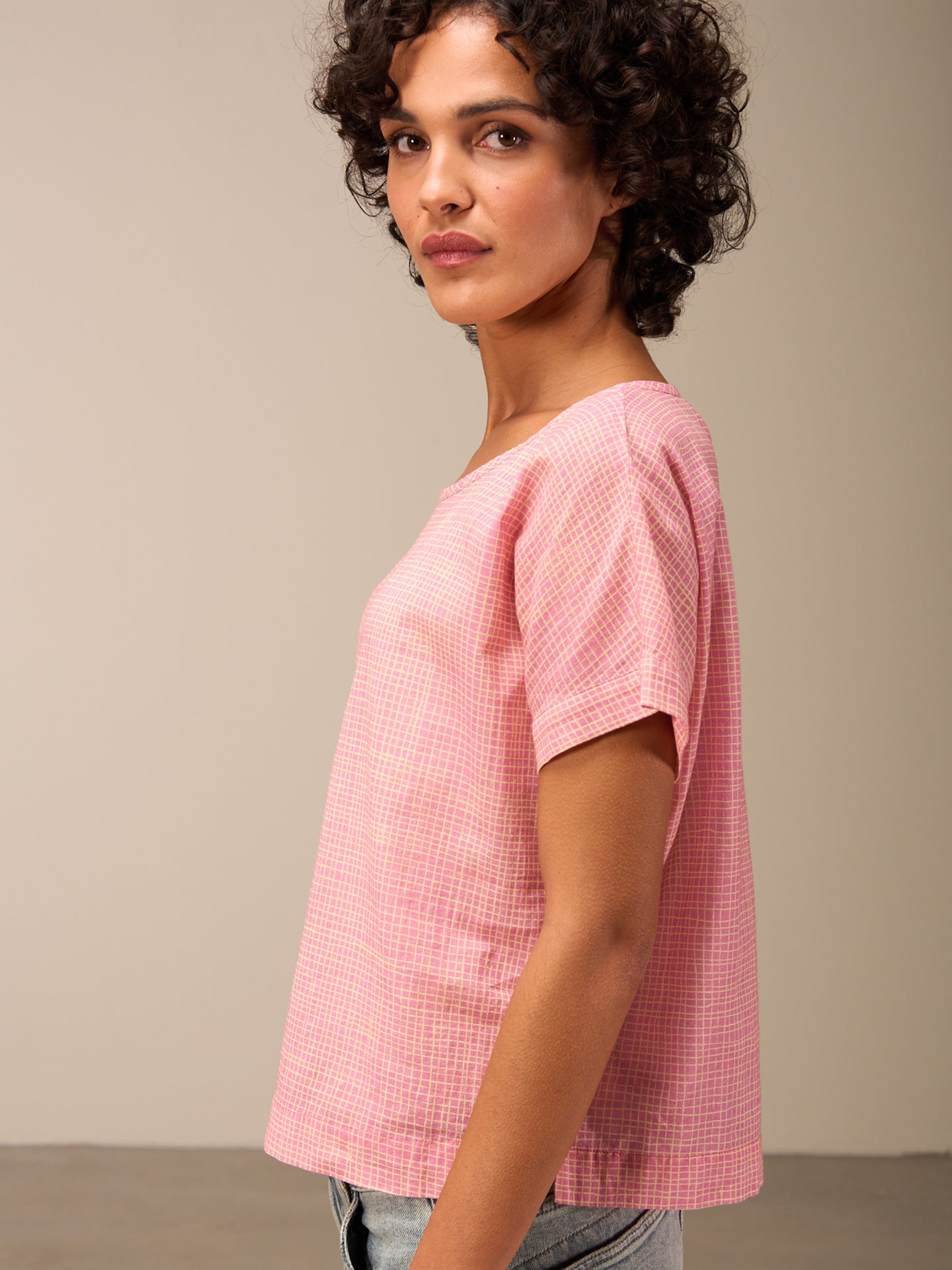 Blusa con stampa
