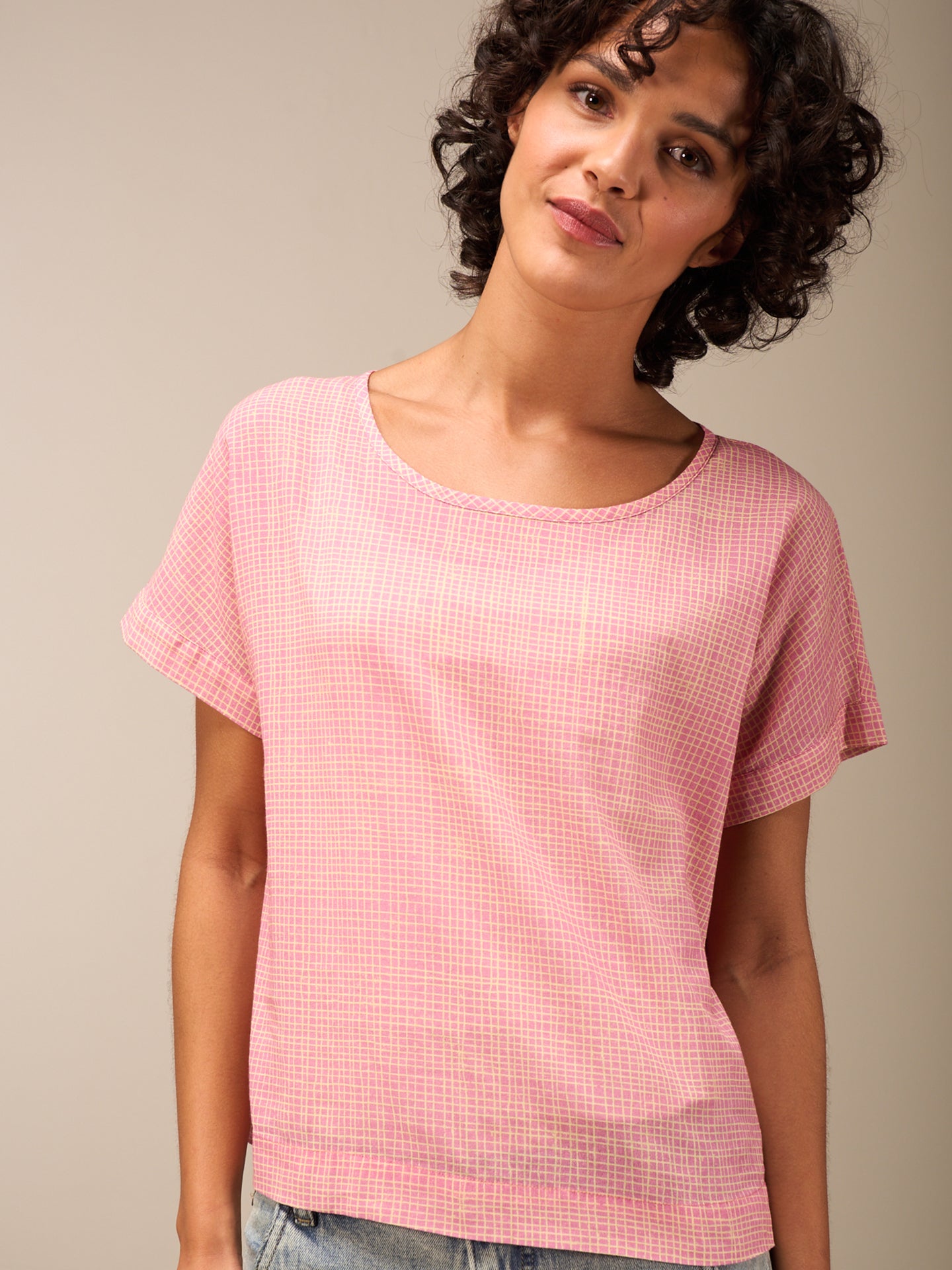 Blusa con stampa