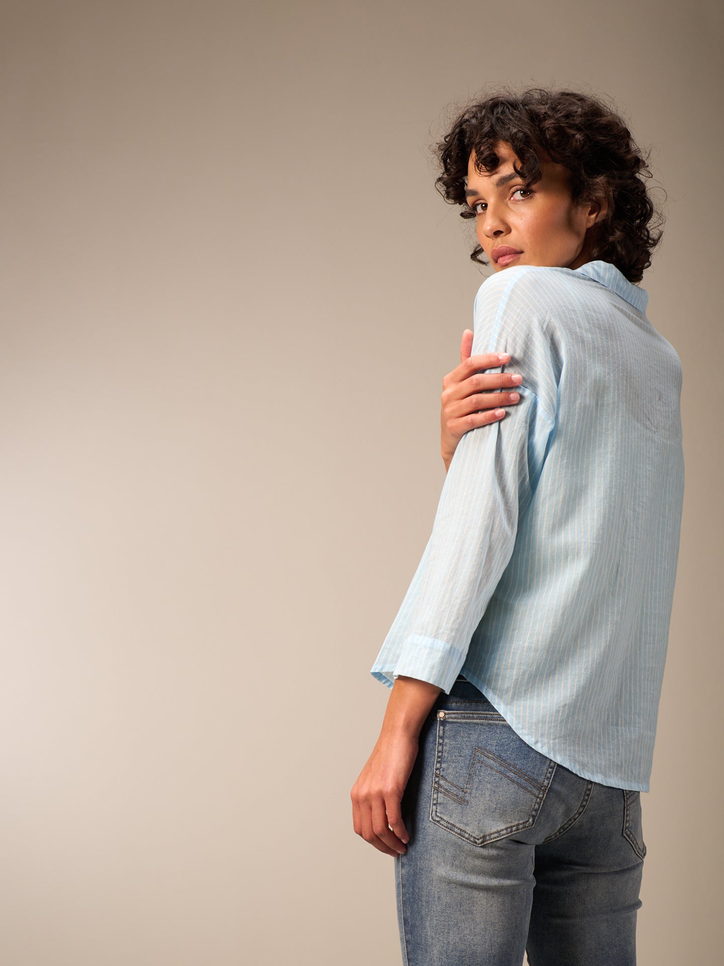 blouse à manches 3/4