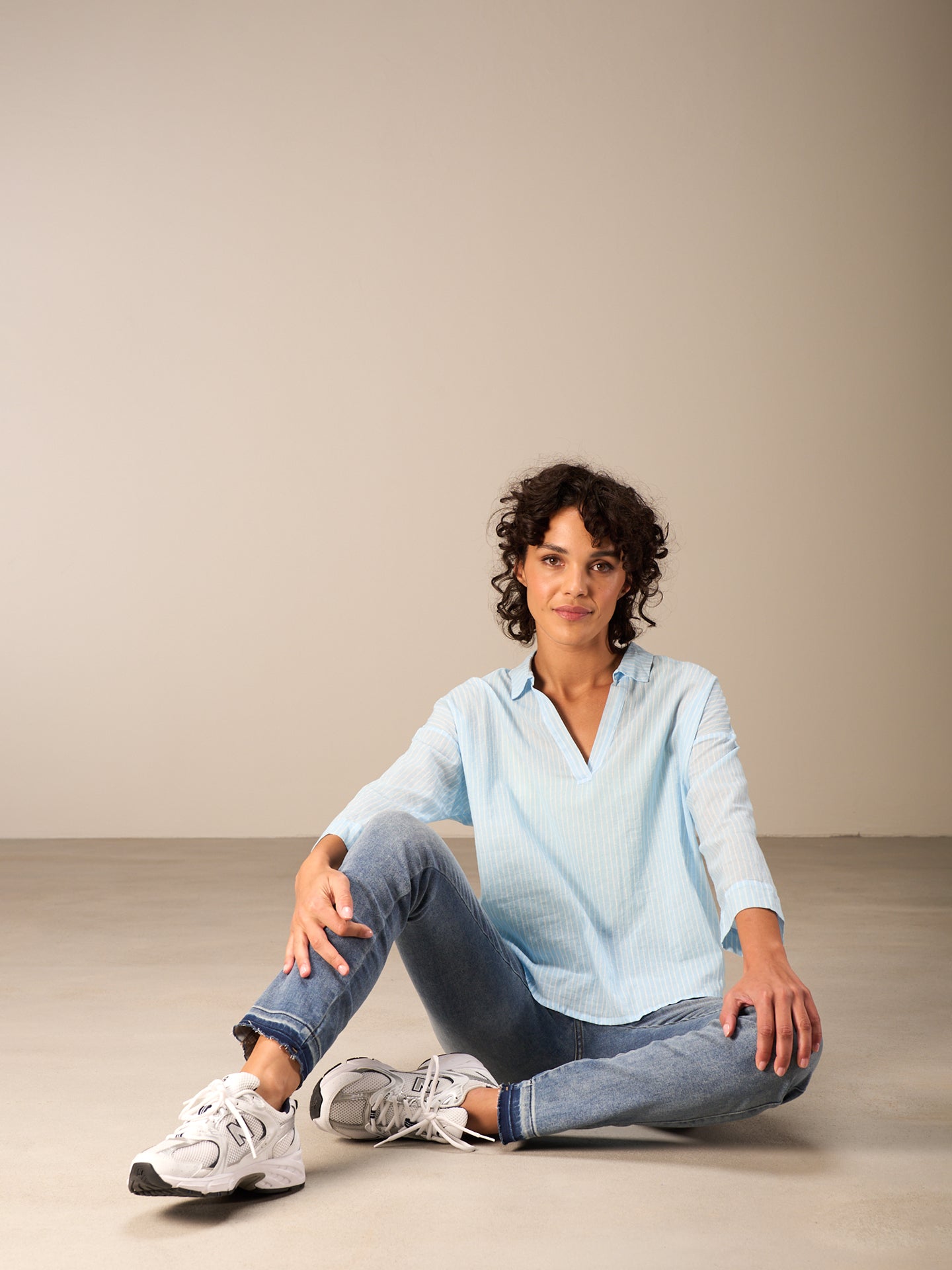 blouse à manches 3/4