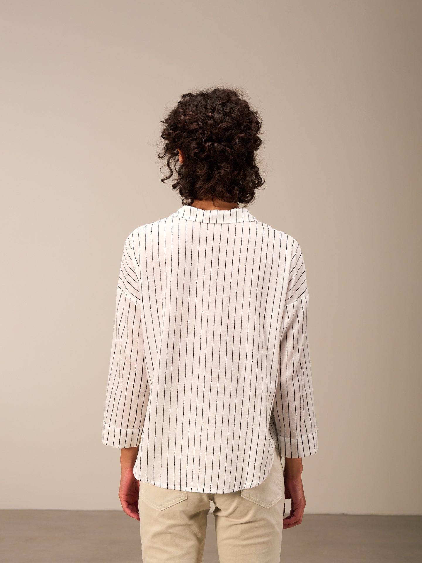 blouse à manches 3/4