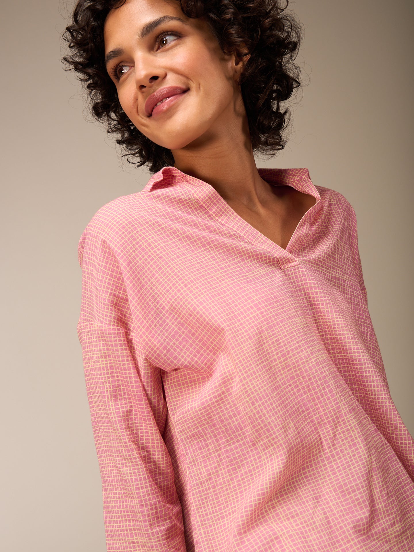 blouse à manches 3/4