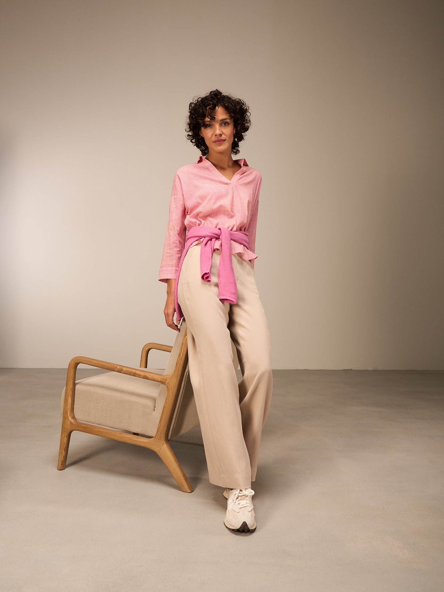 blouse à manches 3/4