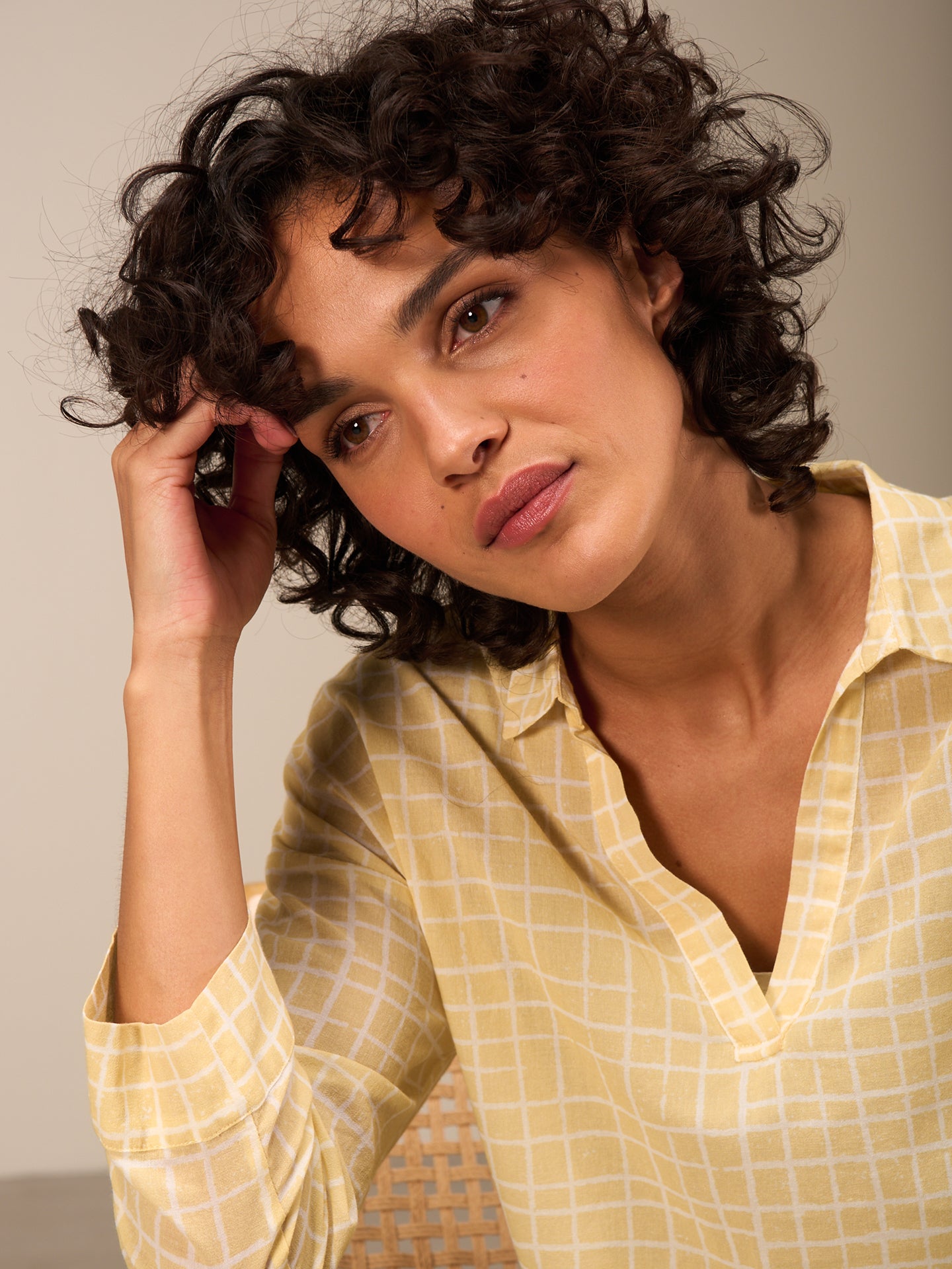 blouse à manches 3/4