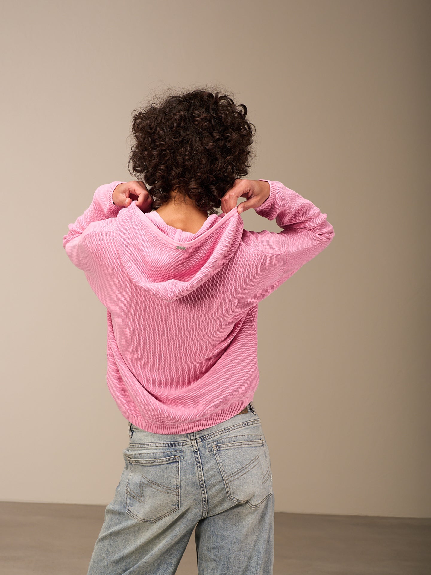 Hooded cardigan