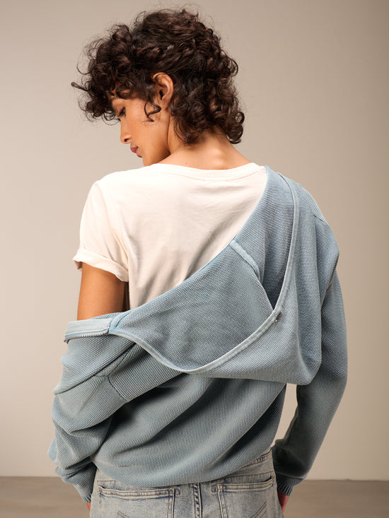 Strickjacke mit Kapuze
