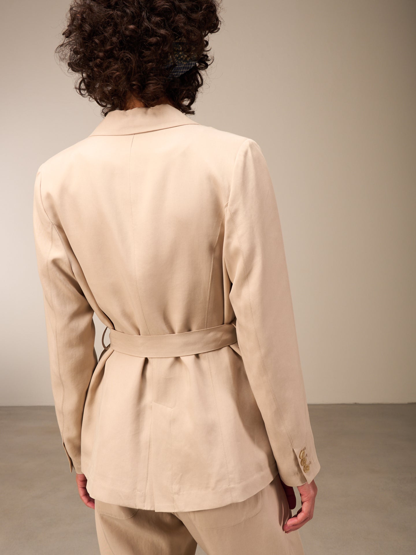 Blazer with belt