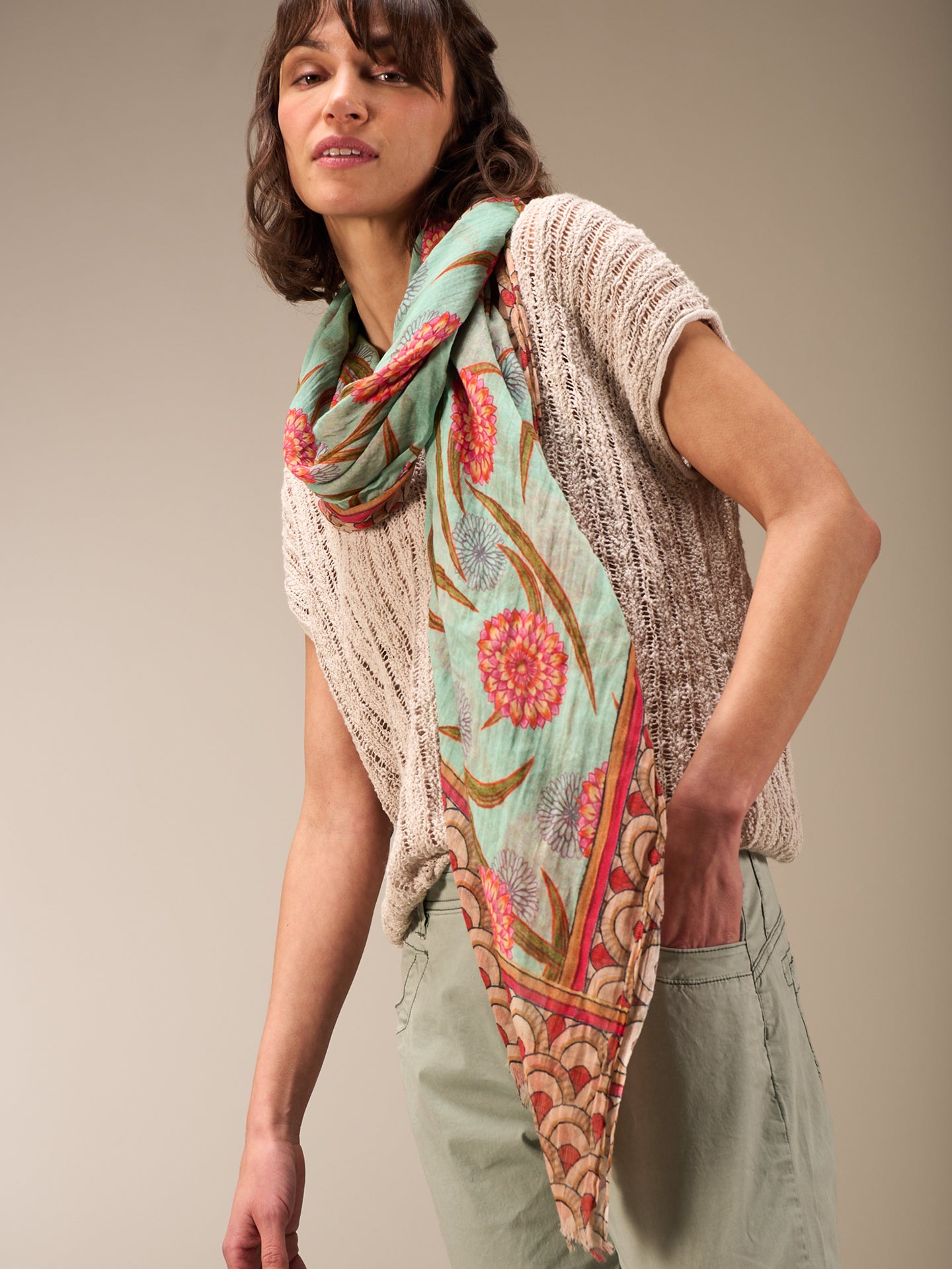 Cotton scarf
