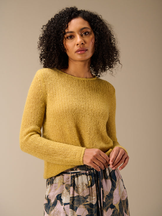 Maglione a maglia larga