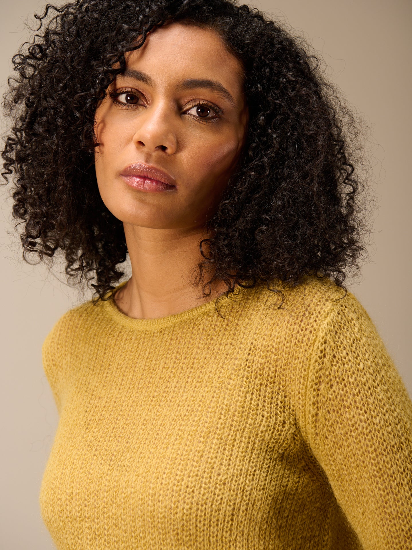 Loose-knit sweater