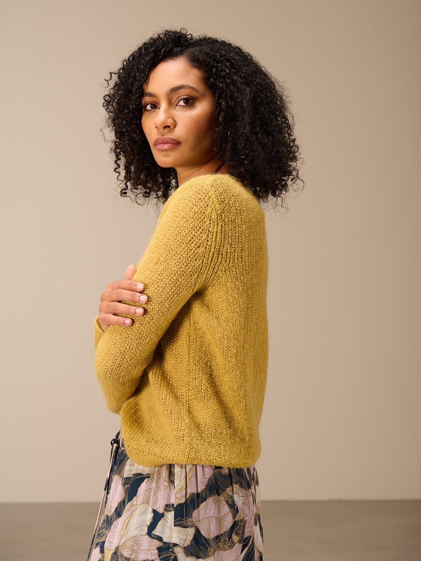 Loose-knit sweater