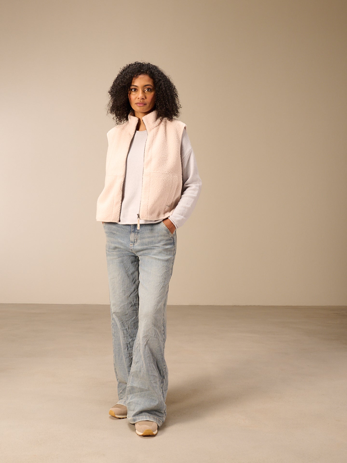 Maglione con scollo rotondo