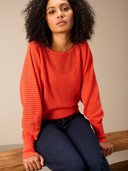 Maglione in maglia con motivo