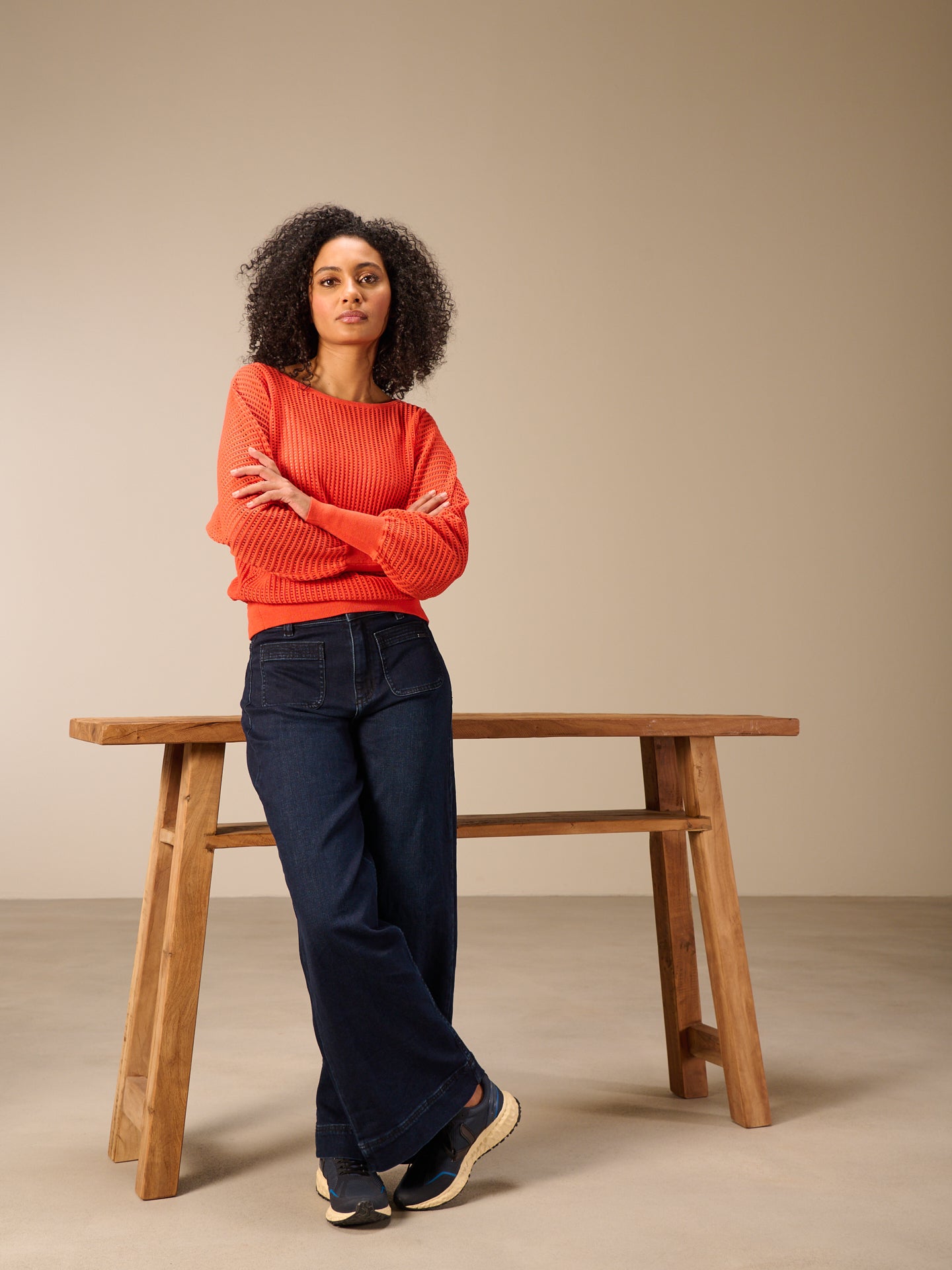 Maglione in maglia con motivo