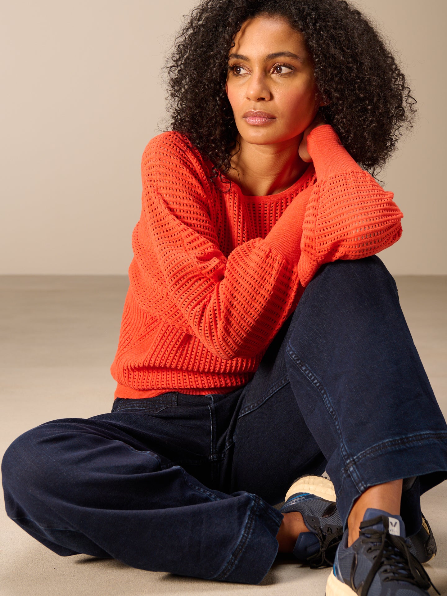 Maglione in maglia con motivo