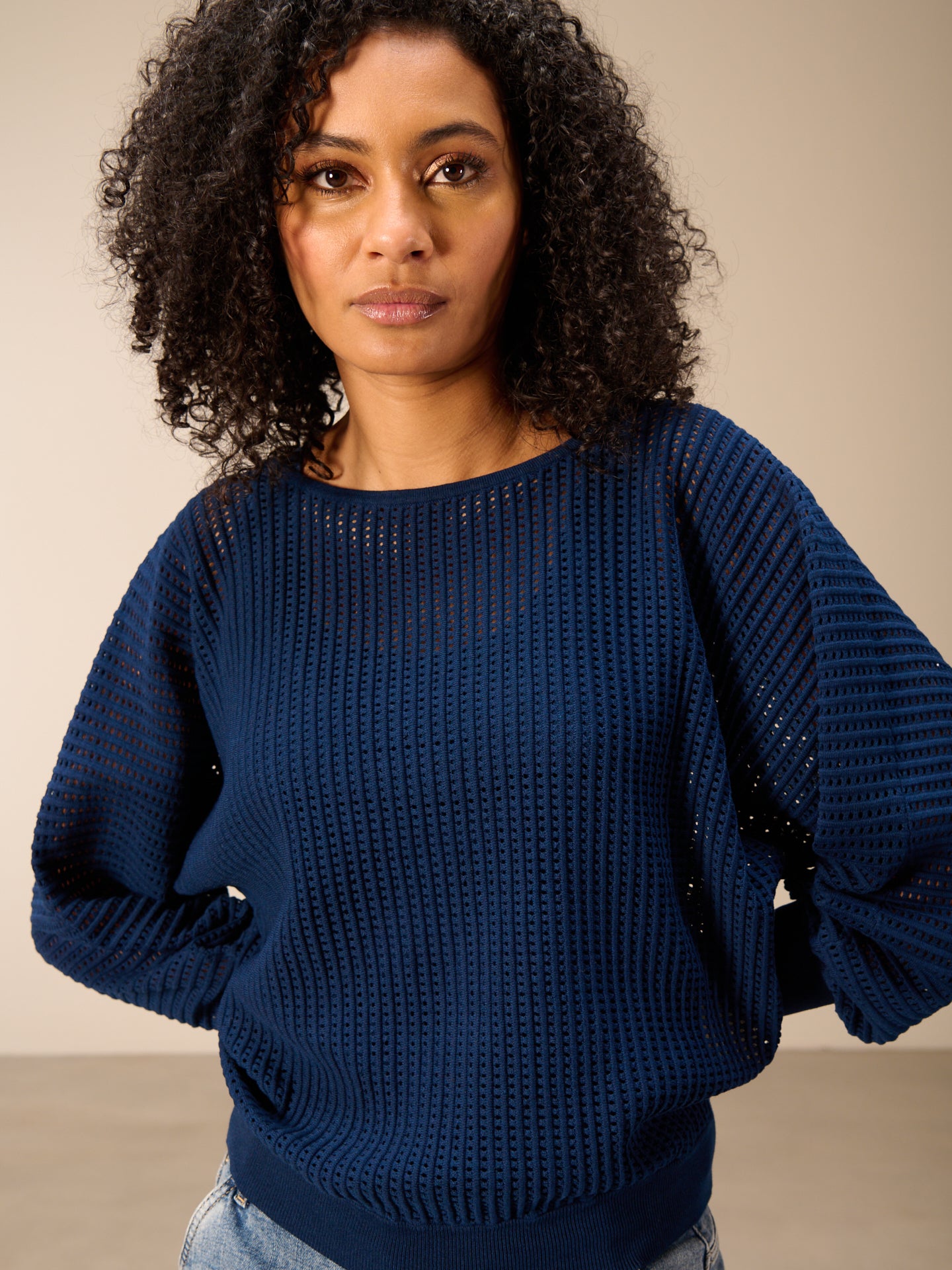 Maglione in maglia con motivo