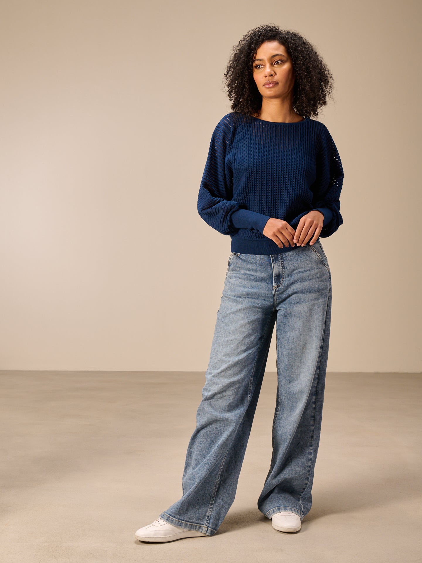 Maglione in maglia con motivo