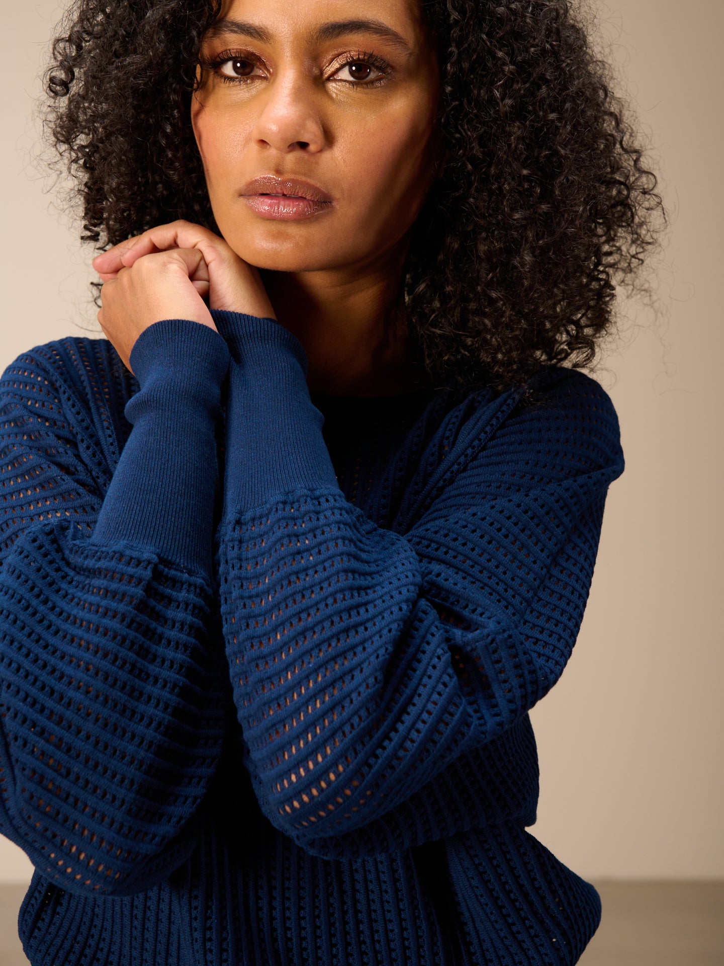 Maglione in maglia con motivo