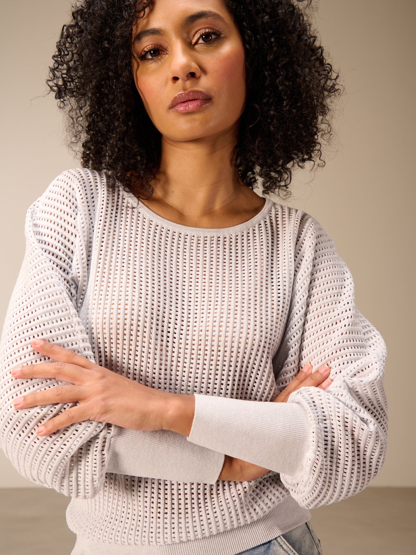 Maglione in maglia con motivo