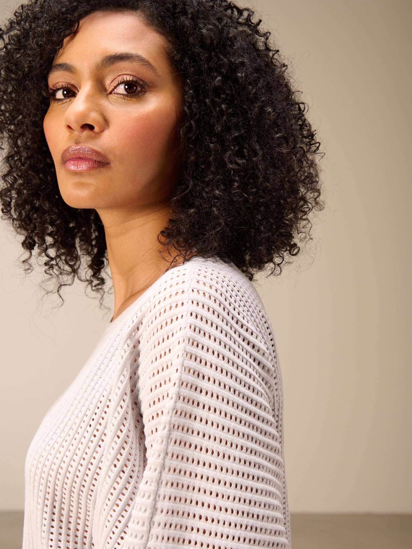 Maglione in maglia con motivo