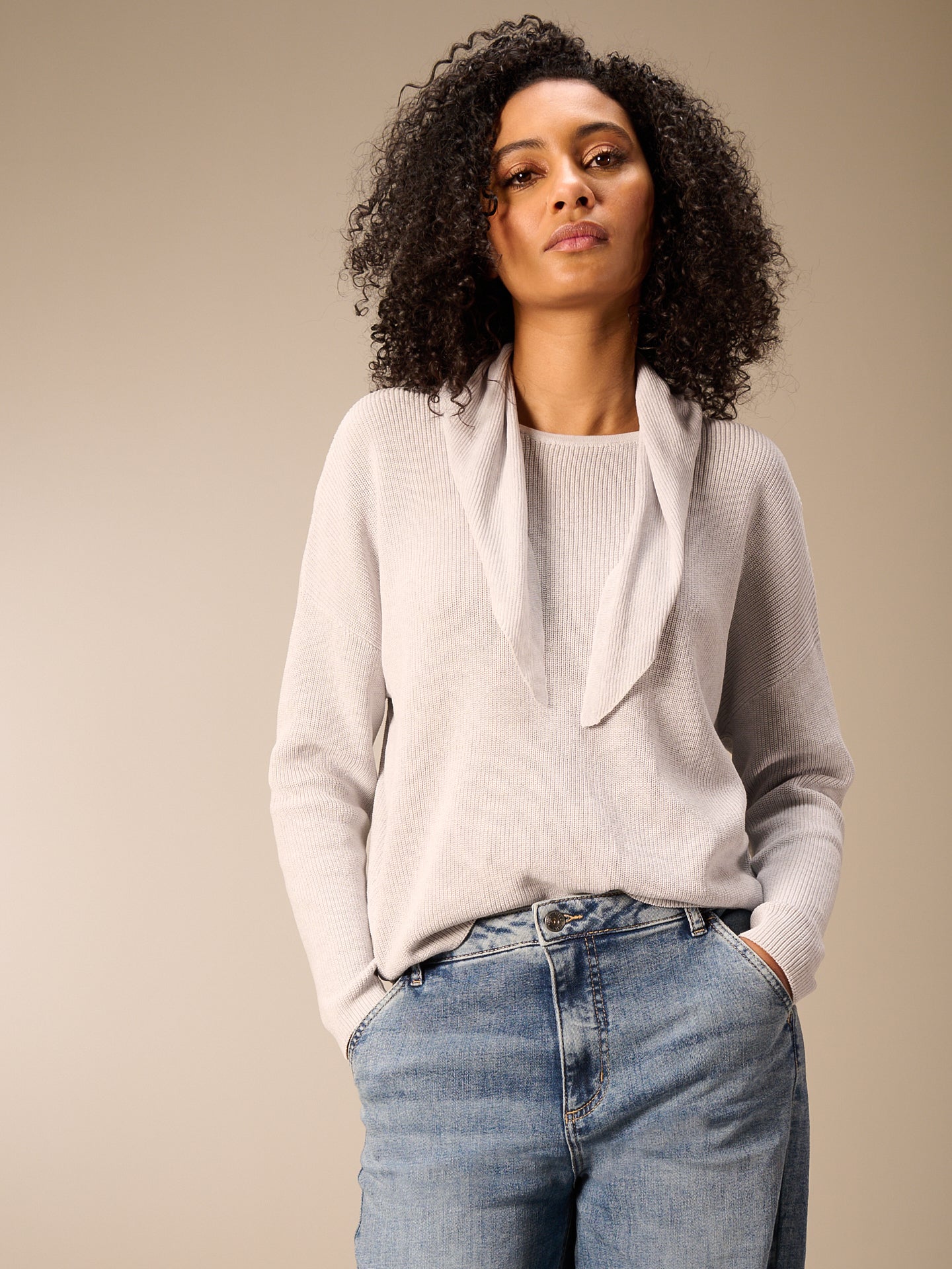 Round-neck sweater