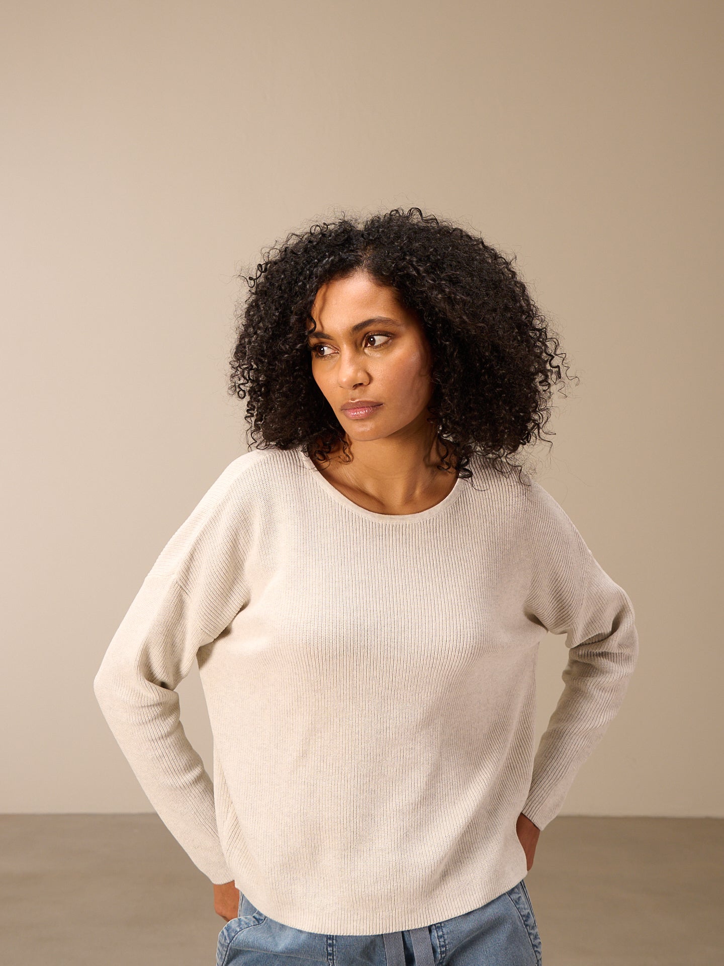 Round-neck sweater