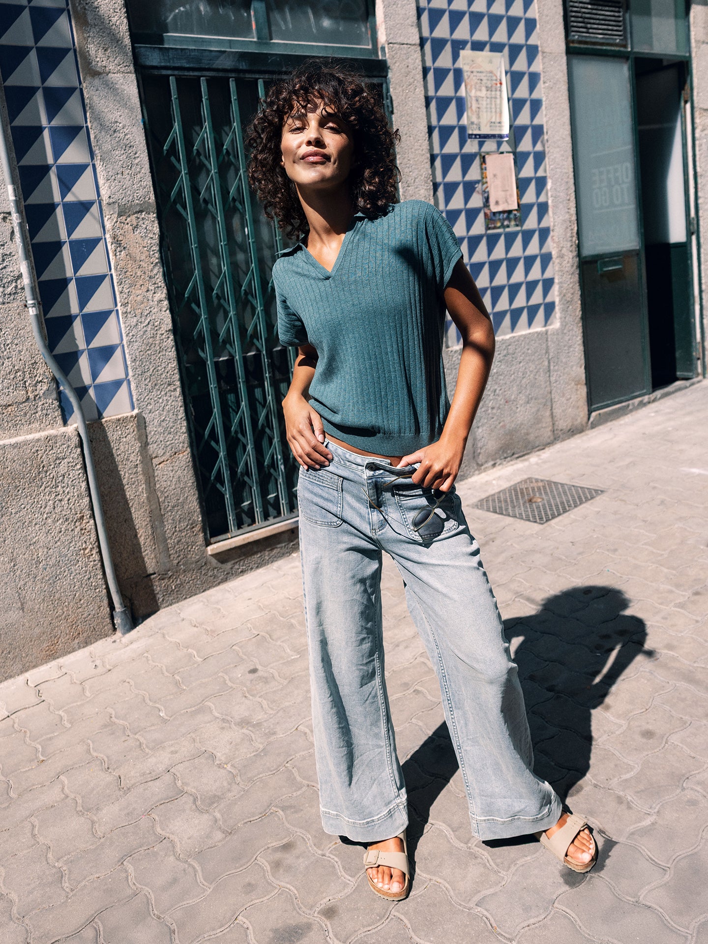 Jeans wide leg