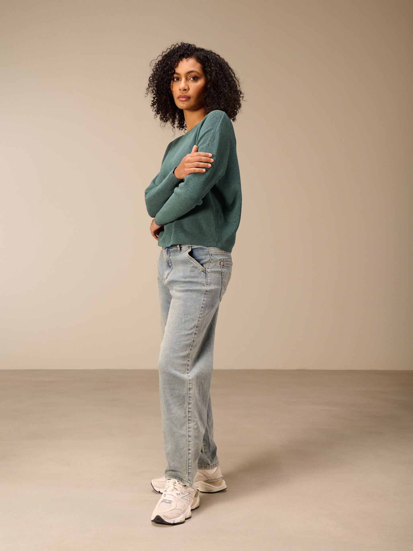 Jeans barrel fit
