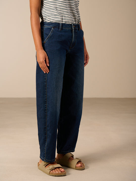 Jeans barrel fit
