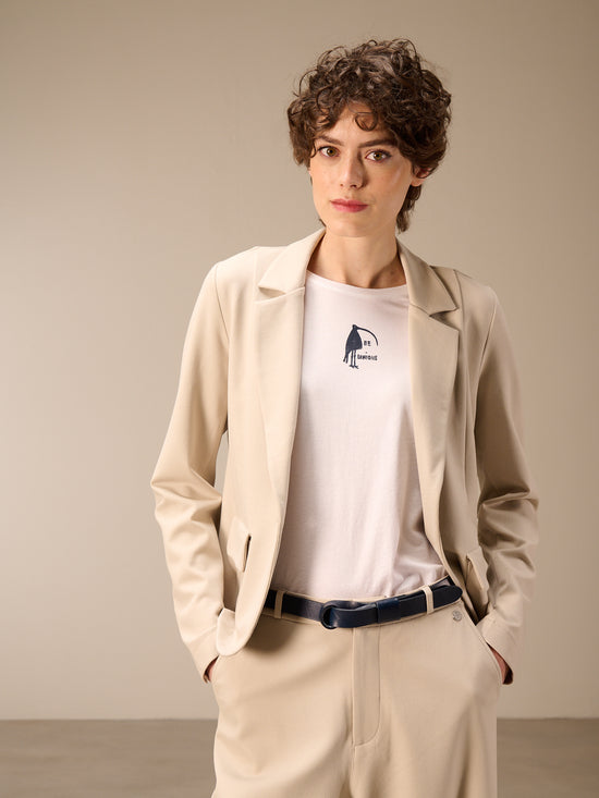 Blazer in jersey