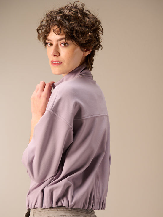 veste en sweat avec fermeture éclair