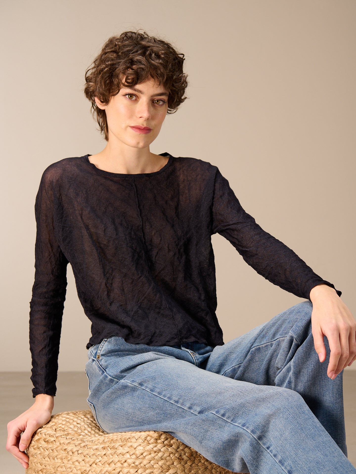 Fine knit sweater
