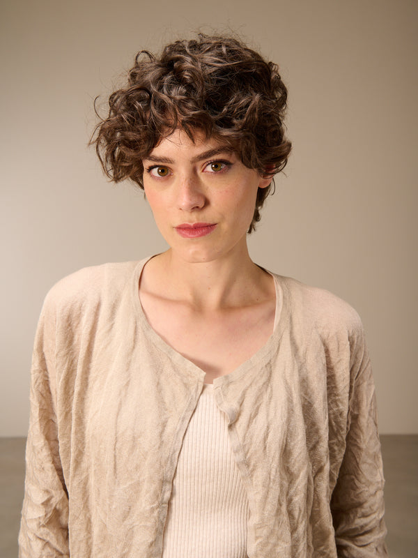 Giacca in maglia fine
