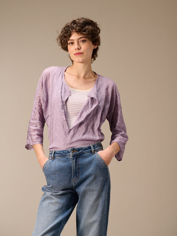 Giacca in maglia fine
