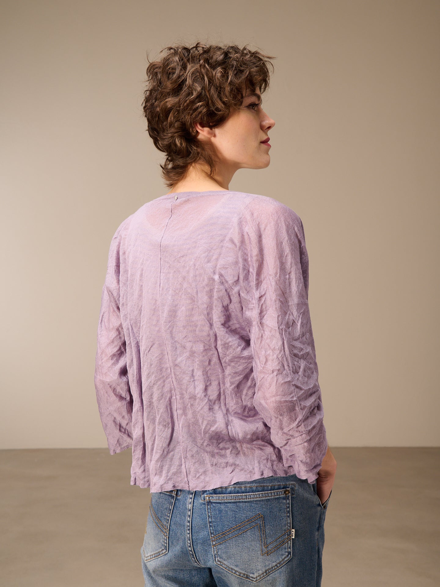 Feinstrickjacke