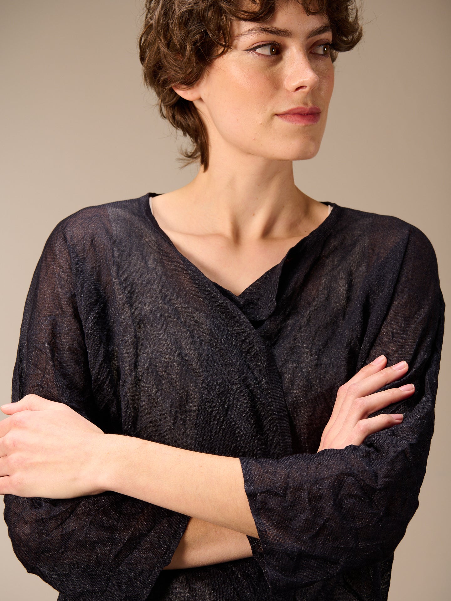 Feinstrickjacke